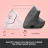 Мишка Logitech Lift Vertical Ergonomic Wireless/Bluetooth Rose (910-006478) - Фото 8