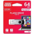 USB флеш накопичувач Goodram 64GB Twister Black USB 3.0 (UTS3-0640K0R11) - Фото 2
