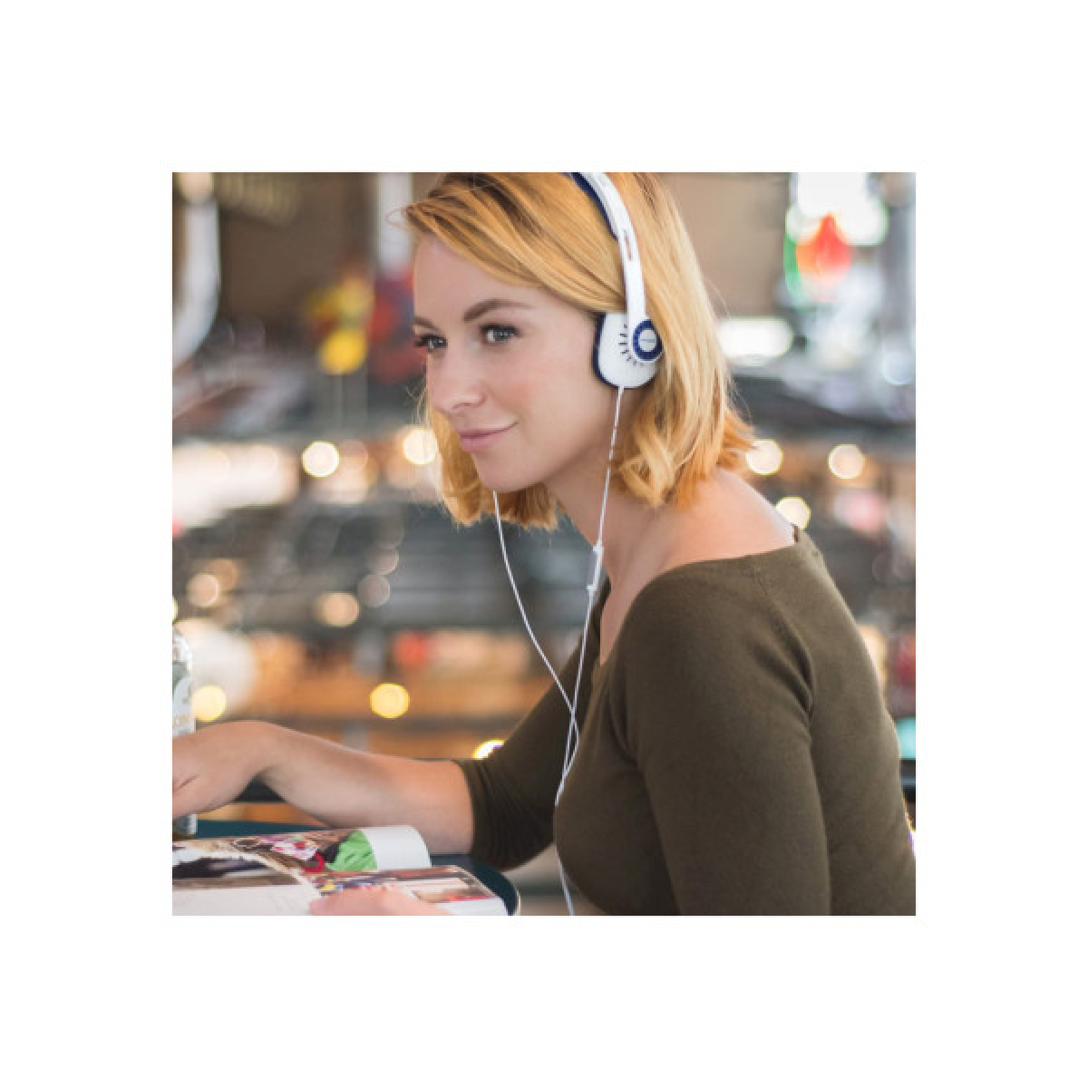 Наушники Koss KPH30iW On-Ear Mic White (195166.101) - Фото 4