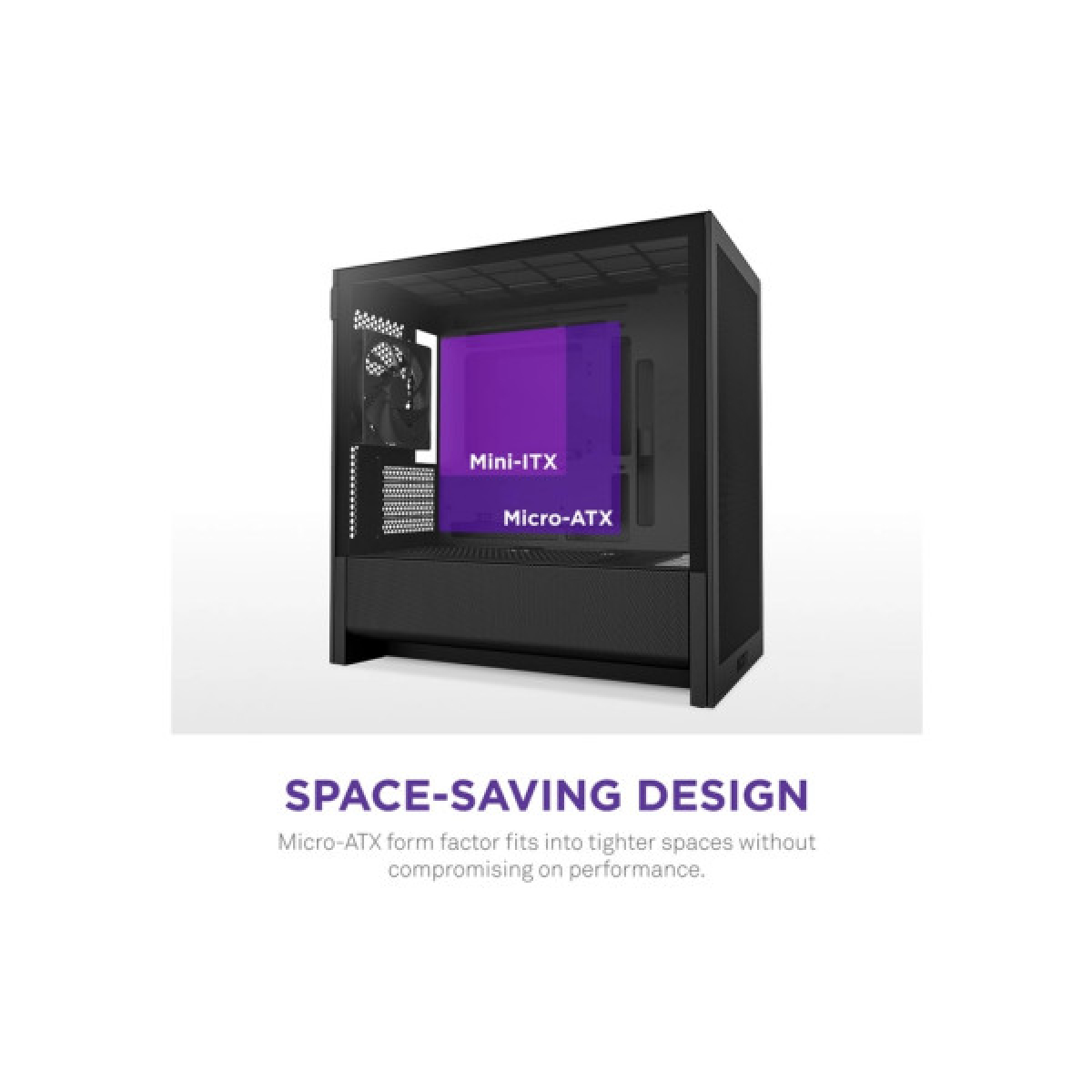 Корпус NZXT H3 Flow All Black (CC-H31FB-01) - Фото 3