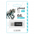 USB флеш накопичувач Wibrand 64GB Cougar Black USB 2.0 (WI2.0/CU64P1B) - Фото 2