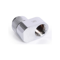 Фітинг для СРО Alphacool Eiszapfen 16mm off set fitting rotatable - chrome (17602)