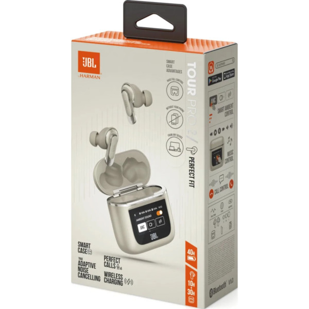 Навушники JBL Tour Pro 2 TWS Champagne (JBLTOURPRO2CPG) - Фото 8