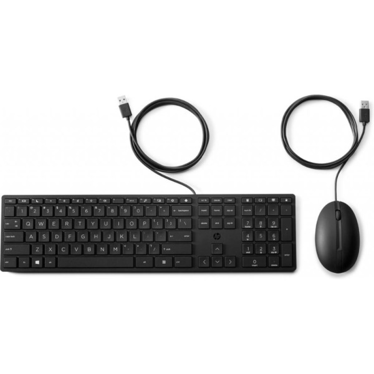 Комплект HP Wired Desktop 320MK USB Black (9SR36AA) - Фото 1