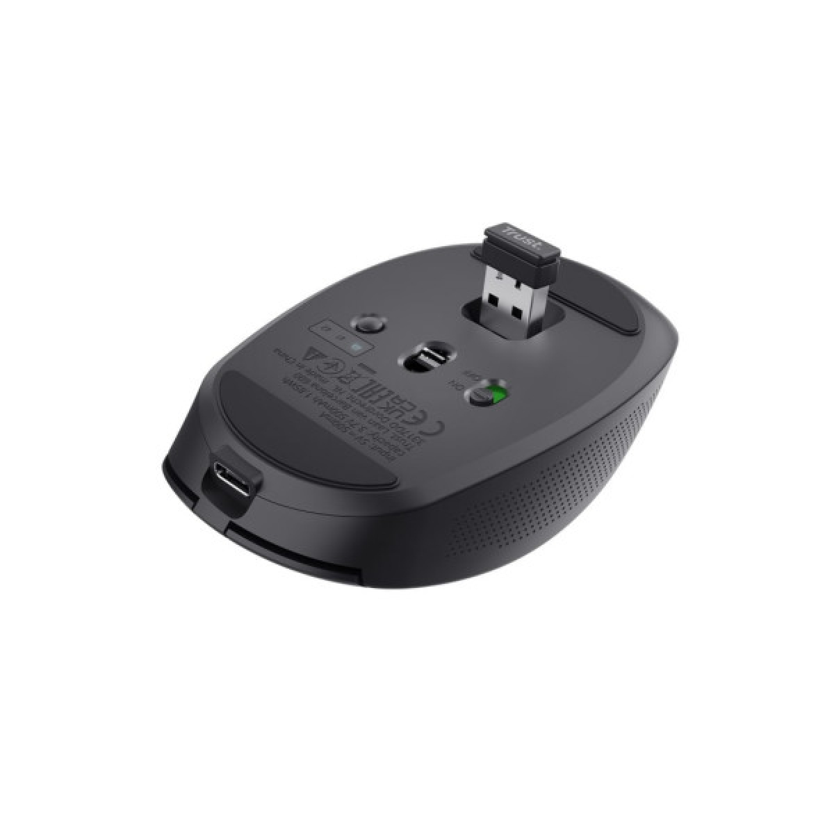 Мишка Trust Ozza compact Bluetooth/Wireless/USB-A Black (24819) - Фото 9