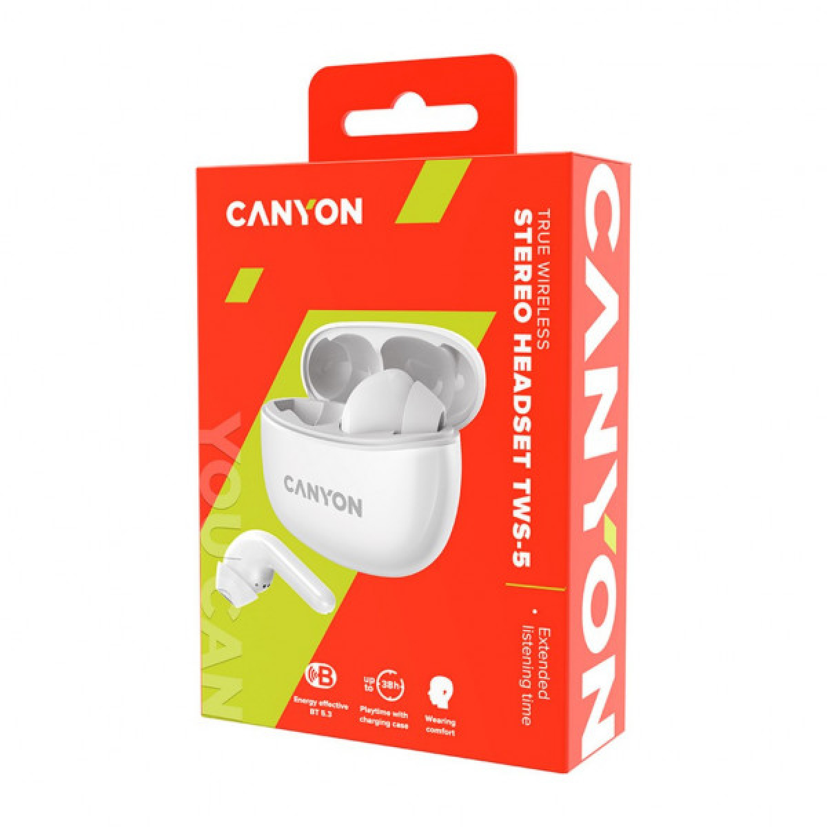 Наушники Canyon TWS-5 White (CNS-TWS5W) - Фото 5