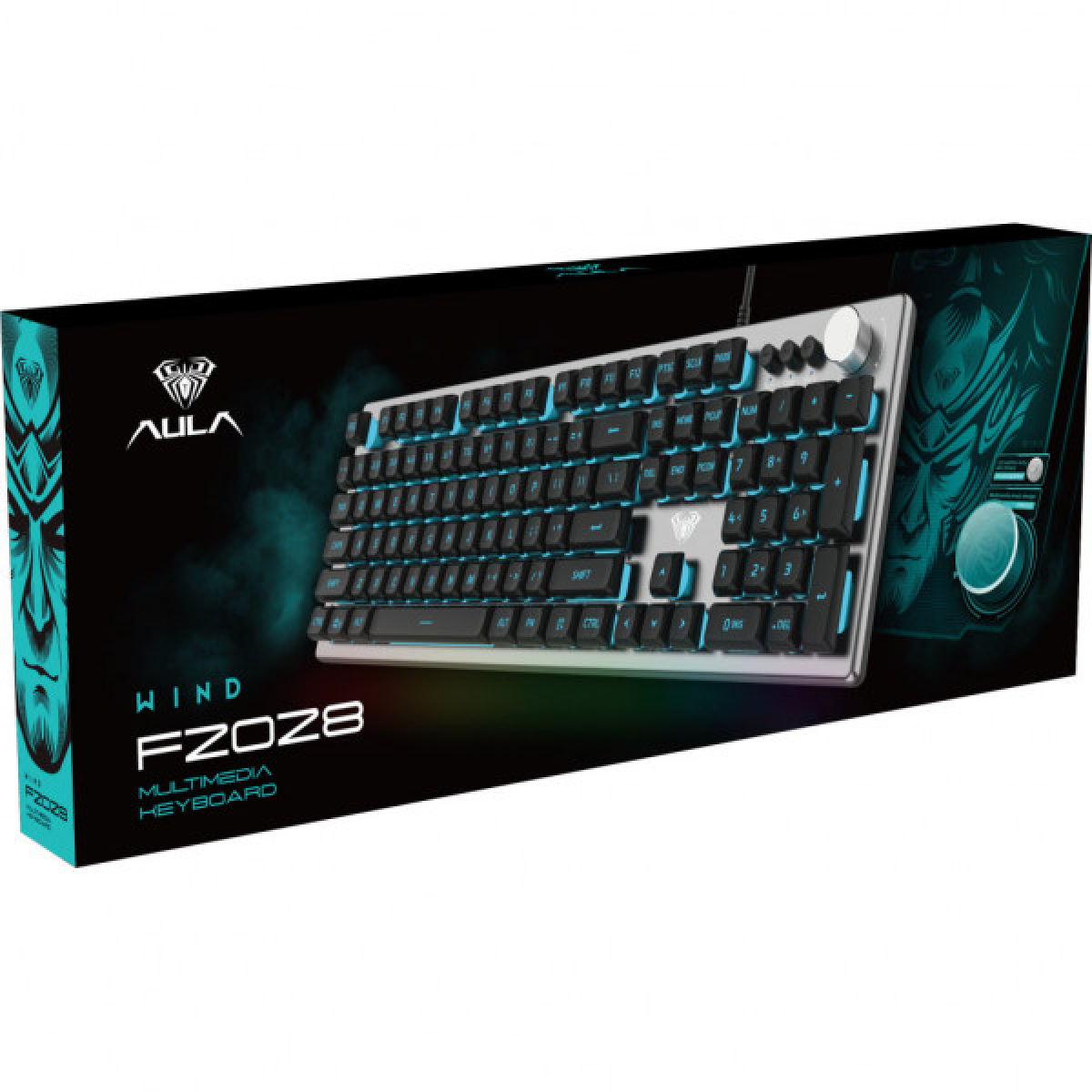 Клавіатура Aula F2028 RGB USB UA (6948391240015) - Фото 10