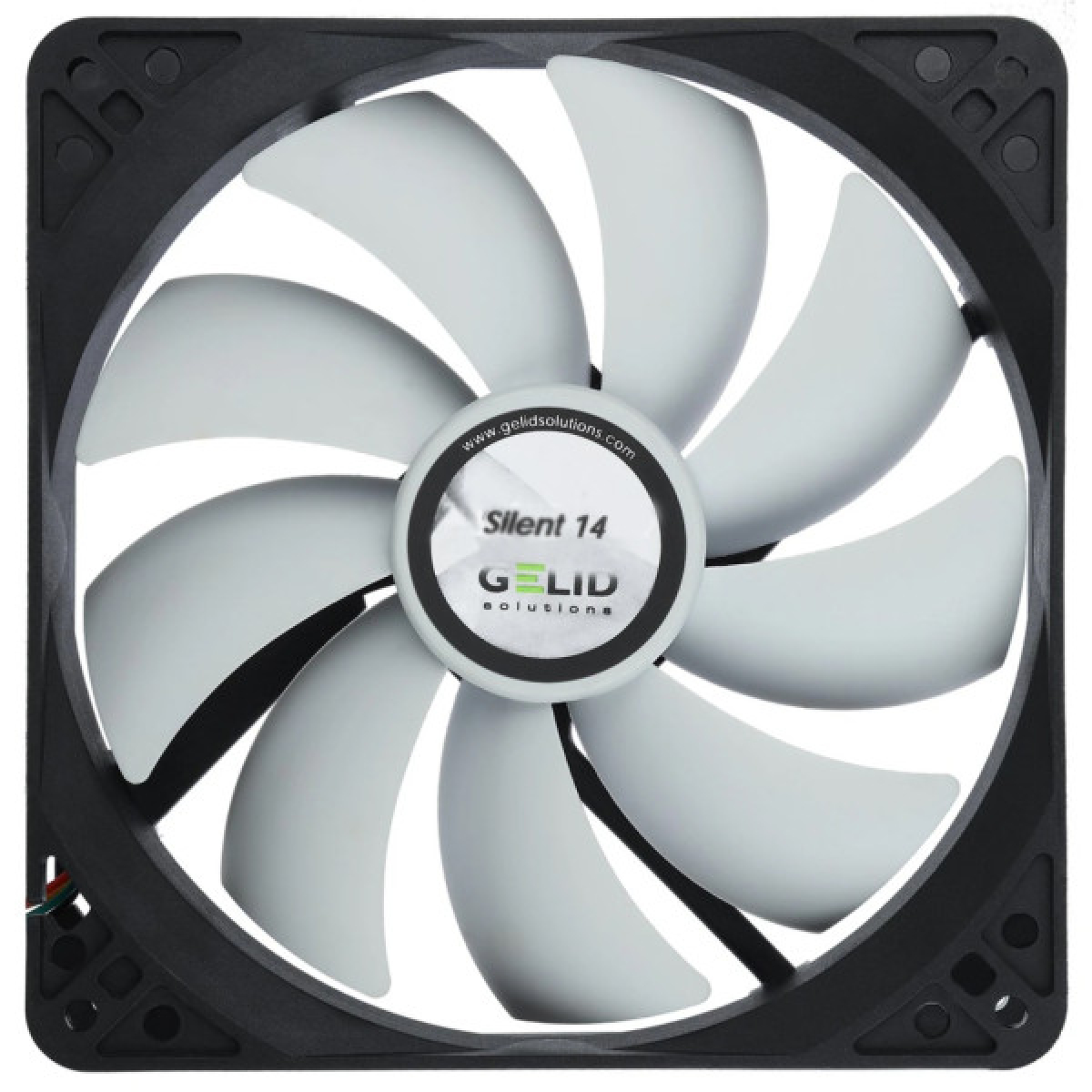 Кулер для корпуса Gelid Solutions Silent 14 140 mm (FN-SX14-10) - Фото 1