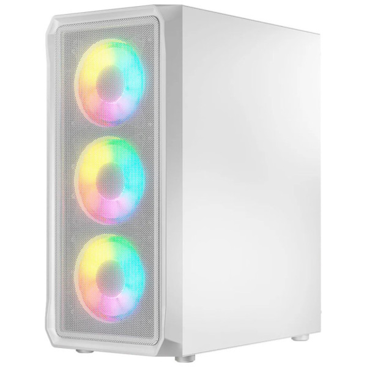 Корпус Logic concept PORTOS MESH+GLASS ARGB fans 3x120mm WHITE (AM-PORTOS-20-0000000-0002) - Фото 2