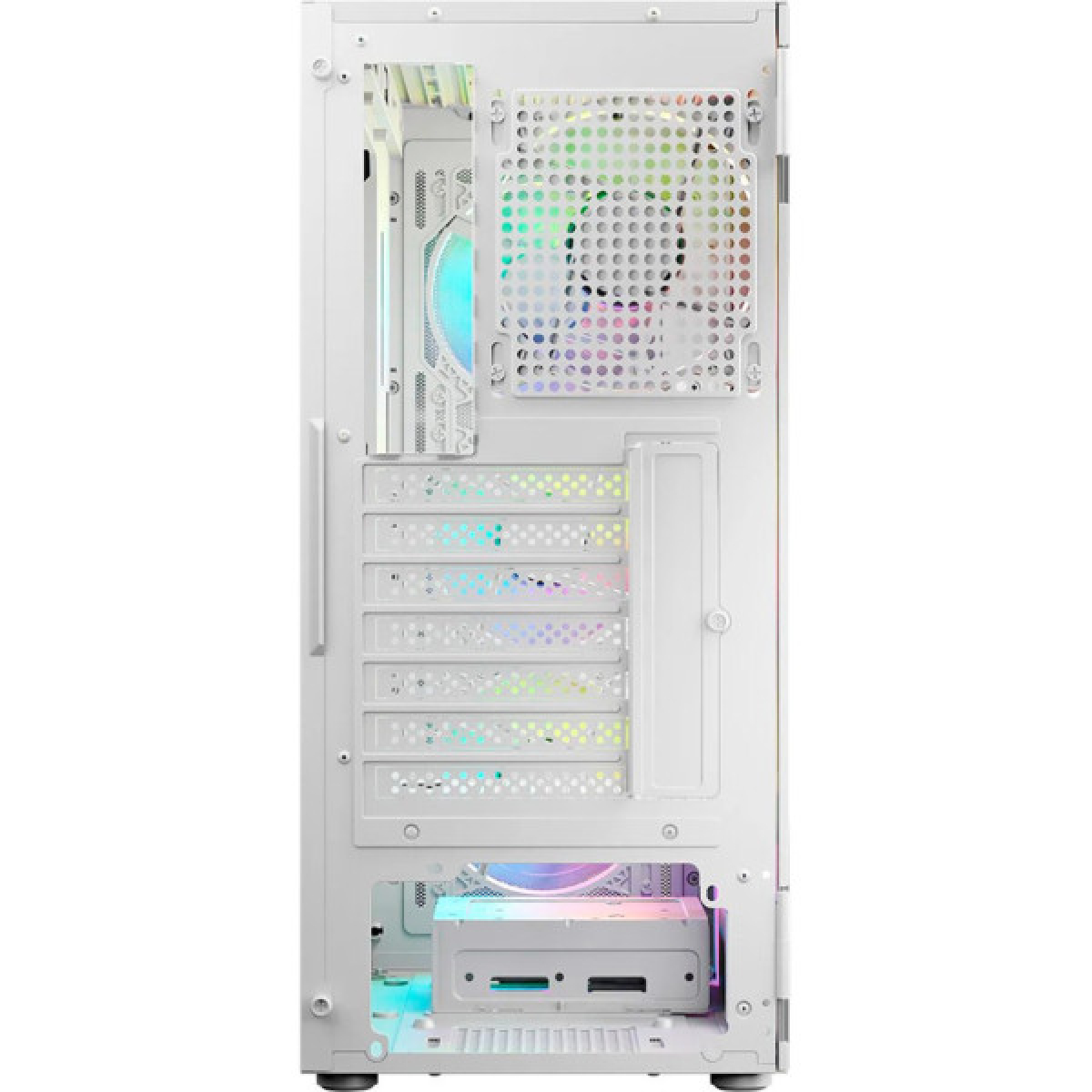 Корпус Logic concept PORTOS MESH+GLASS ARGB fans 3x120mm WHITE (AM-PORTOS-20-0000000-0002) - Фото 10