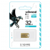 USB флеш накопичувач Wibrand 32GB Hawk Gold USB 2.0 (WI2.0/HA32M1G) - Фото 2