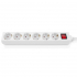Мережевий фільтр живлення REAL-EL RS-6 Protect M 3m, white (EL122300033) - Фото 1
