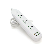 Сетевой фильтр питания Voltronic TВ-Т16, 4роз, 3*USB White (ТВ-Т16-White)