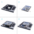 Фрейм-переходник Grand-X HDD 2,5'' SATA2/SATA3 Slim 9,5mm (HDC-24С) - Фото 4