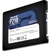 Накопитель SSD 512Gb, Patriot P210, SATA3, 2.5",3D TLC, 520/430 МБ/с (P210S512G25)