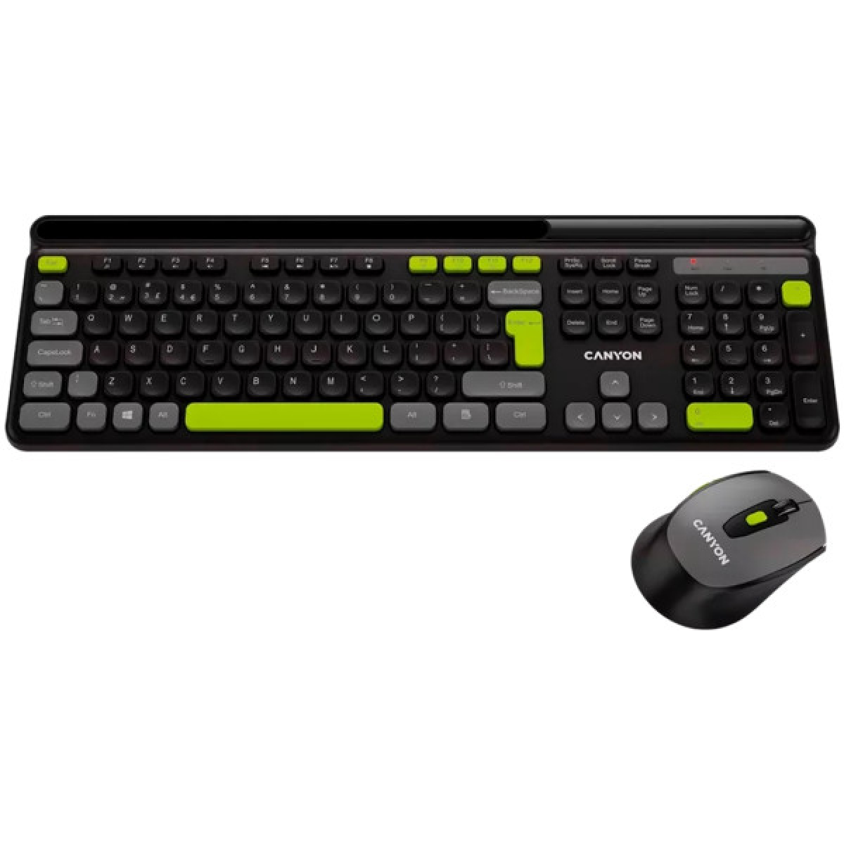 Комплект Canyon HSET-W5 Wireless UA Black (CNS-HSETW5BK) - Фото 1
