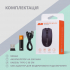 Мишка 2E MF270 Silent Rechargeable Wireless Black (2E-MF270WBK) - Фото 8