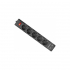 Сетевой фильтр питания Defender DFS 751, 1.8m, 5роз., 2xUSB (99751) - Фото 1