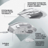 Мишка Logitech G502 X Lightspeed Wireless White (910-006189) - Фото 5