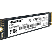 Накопитель SSD Patriot P320, 512Gb PCI-E 3.0x4, M.2, 2280, 2200/1200 МБ/с (P320P256GM28) 