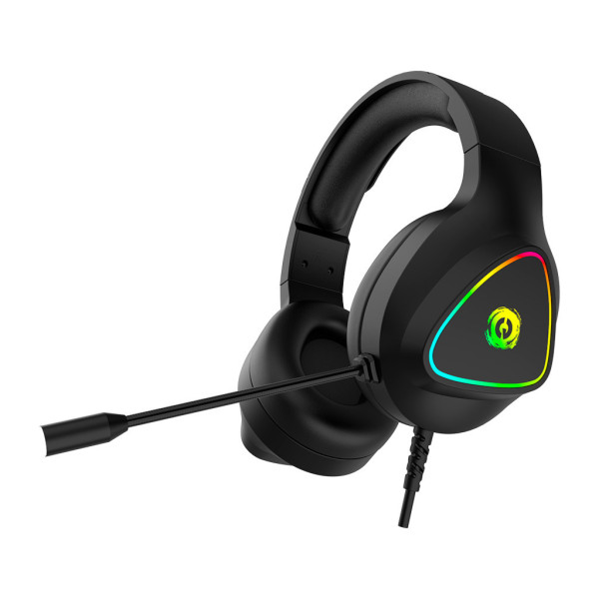 Навушники Canyon GH-6 Shadder Gaming 3.5 мм RGB Black (CND-SGHS6B) - Фото 1