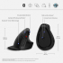Мишка HP 920 Ergonomic Vertical Wireless/Bluetooth Black (6H1A4AA) - Фото 2