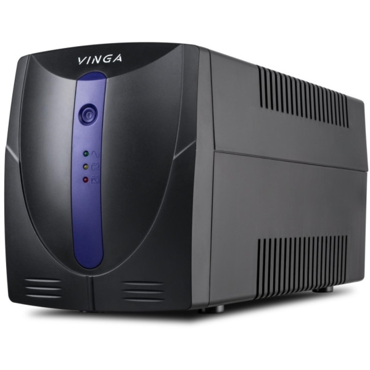 Пристрій безперебійного живлення Vinga LED 600VA plastic case with USB (VPE-600PU) - Фото 1