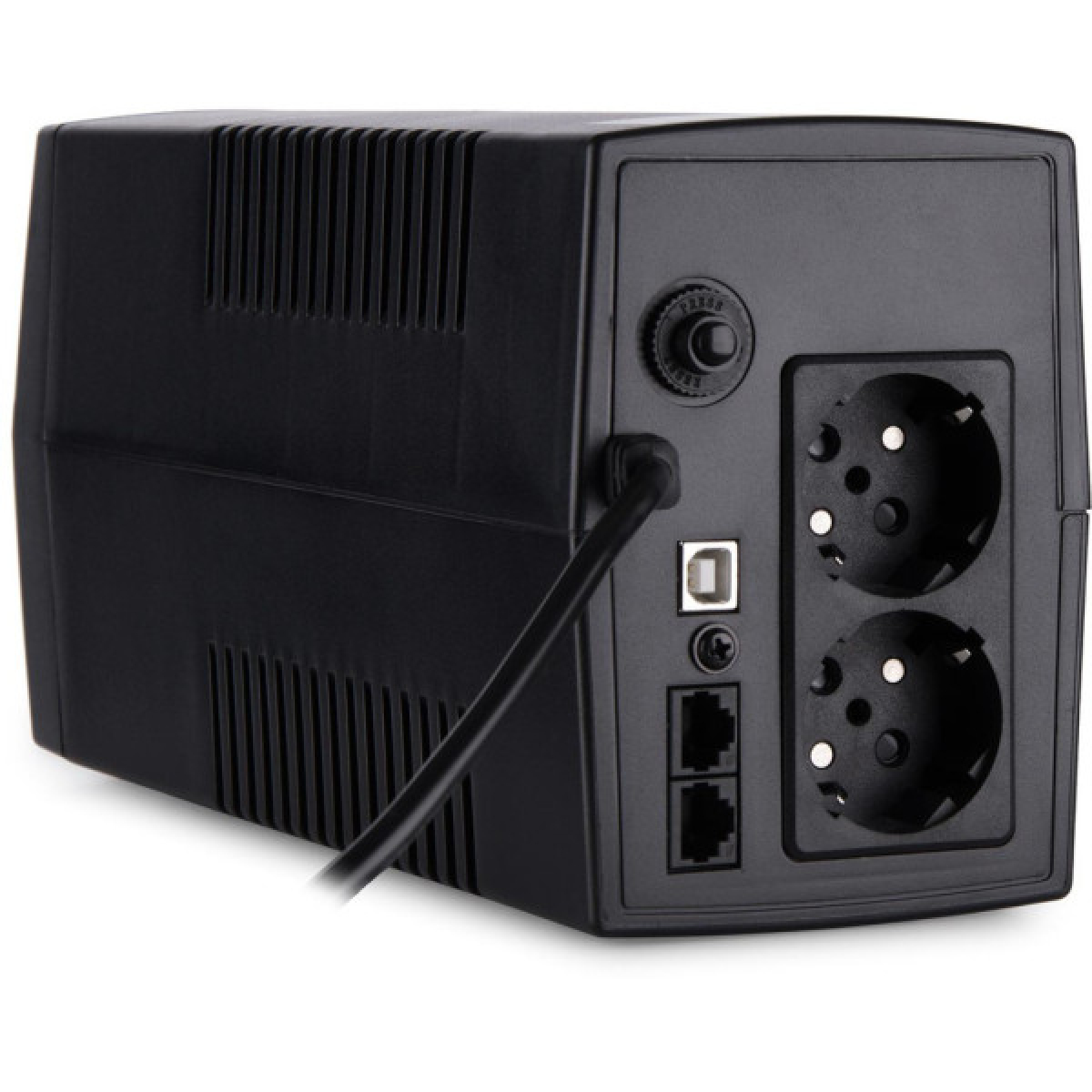 Пристрій безперебійного живлення Vinga LED 600VA plastic case with USB (VPE-600PU) - Фото 5