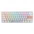 Клавіатура Ducky One 3 Mini Cherry MX Red RGB UA USB White (DKON2161ST-RUAPXPWWWSC1) - Фото 1