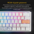 Клавіатура Ducky One 3 Mini Cherry MX Red RGB UA USB White (DKON2161ST-RUAPXPWWWSC1) - Фото 3