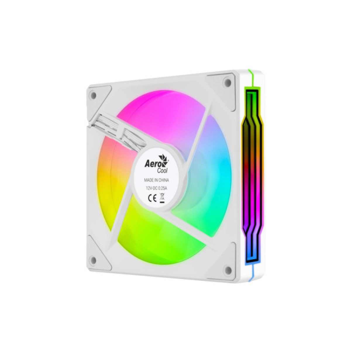 Кулер до корпусу AeroCool Phantom M-3 12 PWM ARGB White (ACF3-MR11217.21) - Фото 3