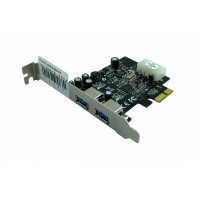 Плата розширения Hama 00053121-V2 PCI-E to USB 3.0 - 2 внешние порта