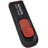 USB флеш накопитель ADATA 64GB C008 Black+Red USB 2.0 (AC008-64G-RKD) - Фото 2