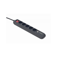 Сетевой фильтр питания EnerGenie SPG5-U2-5 Power strip with USB charger, 5 sockets, (SPG5-U2-5)