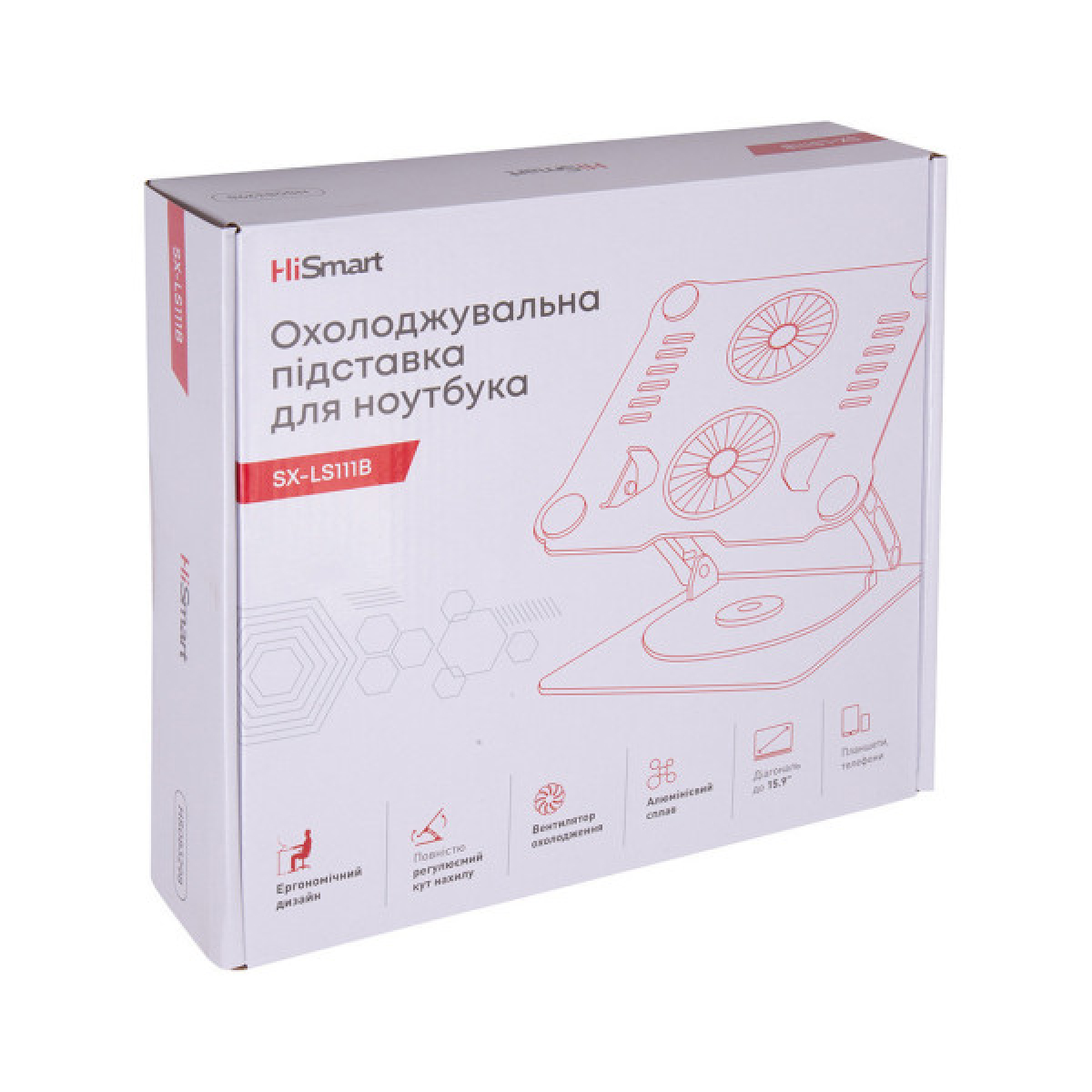 Подставка для ноутбука HiSmart SX-LS111B (HS083298) - Фото 4