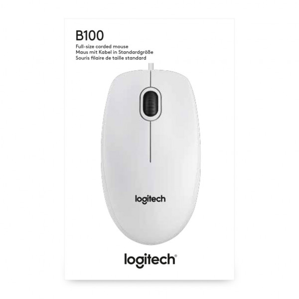 Мишка Logitech B100 (910-003360) - Фото 4