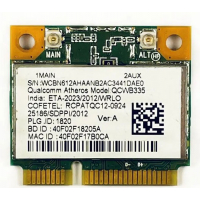 Модуль WI-FI + Bluetooth Atheros QCWB335 (150 Mbps, 2.4 GHz, Bluetooth 4.0)