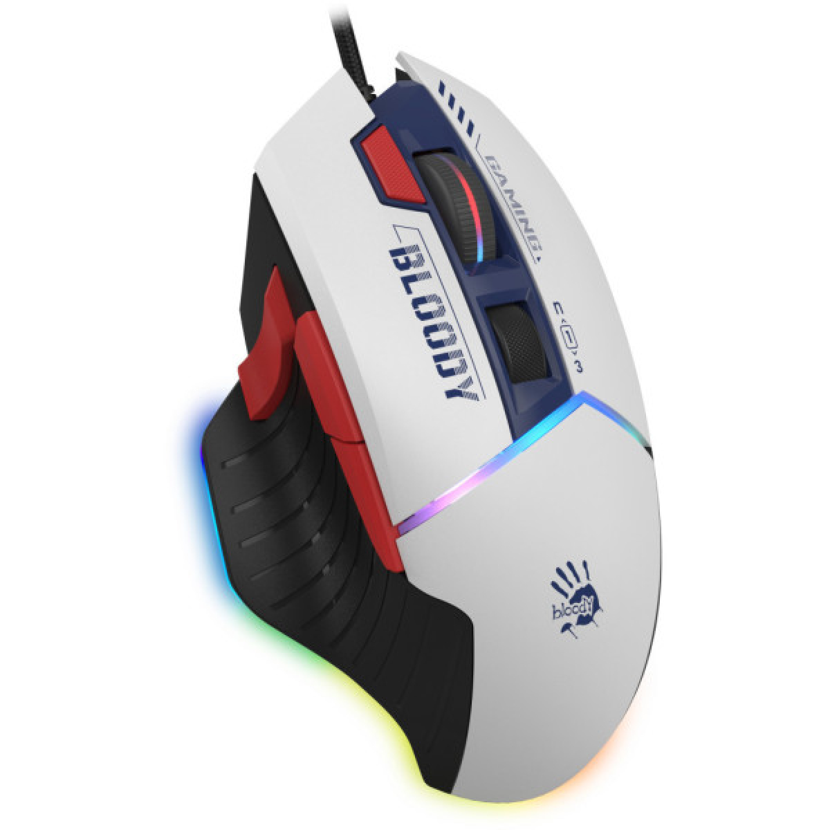 Мишка A4Tech Bloody W95 Max RGB Activated USB Sports Navy (Bloody W95 Max Sports Navy) - Фото 2