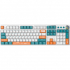 Клавіатура Aula F2088 PRO Plus 9 Orange Keys KRGD Blue USB UA White/Blue (6948391234908) - Фото 1