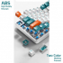 Клавіатура Aula F2088 PRO Plus 9 Orange Keys KRGD Blue USB UA White/Blue (6948391234908) - Фото 4