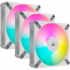 Кулер для корпуса Corsair AF120 RGB Elite White Triple Pack (CO-9050158-WW) - Фото 1