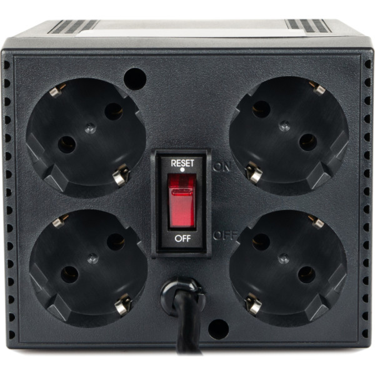 Стабилизатор Powercom TCA-1200 (TCA-1200 black) - Фото 2