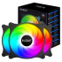 Кулер для корпуса PcCooler FX 120 ARGB BK 3in1 - Фото 8