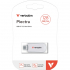 USB флеш накопичувач Verbatim 128GB Plectra White USB-C (30229) - Фото 2