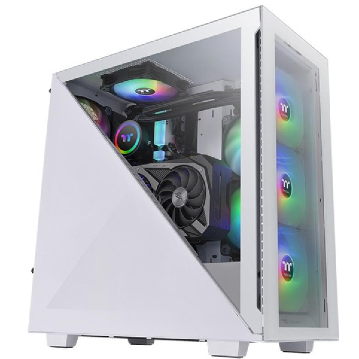 Корпус ThermalTake Divider 300 White window RGB (CA-1S2-00M6WN-01) - Фото 1