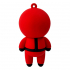 USB флеш накопичувач Wibrand 16GB Squid Game Red USB 2.0 (WI2.0/SG16R) - Фото 2