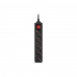 Мережевий фільтр живлення REAL-EL RS-PROTECT M 10m, black (EL122300037) - Фото 1