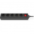 Мережевий фільтр живлення REAL-EL RS-PROTECT M 10m, black (EL122300037) - Фото 2