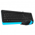 Комплект A4Tech F1010 Blue - Фото 2
