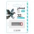 USB флеш накопичувач Wibrand 32GB Falcon Silver-Red USB 2.0 (WI2.0/FA32U7R) - Фото 2